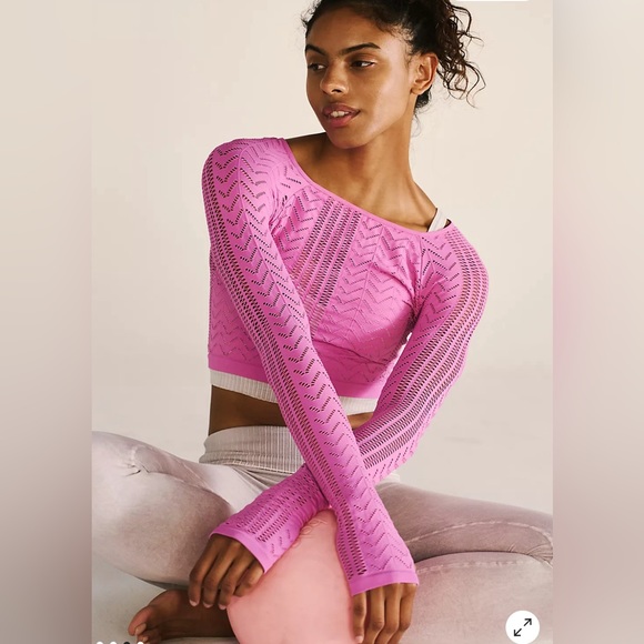 Free People Movement | Perforation Nation NWOT| Floral Crocus - Picture 4 of 11